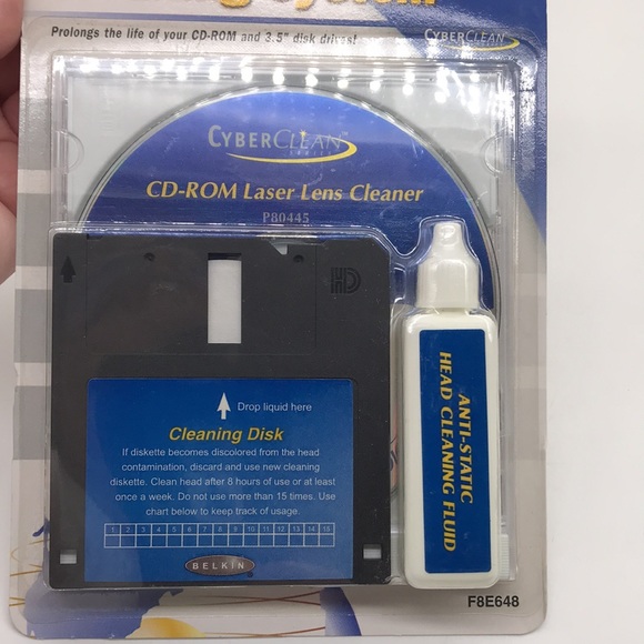 Belkin Multimedia Cleaning System CD-Rom & 3.5” Disk Factory Sealed Product - Picture 5 of 7